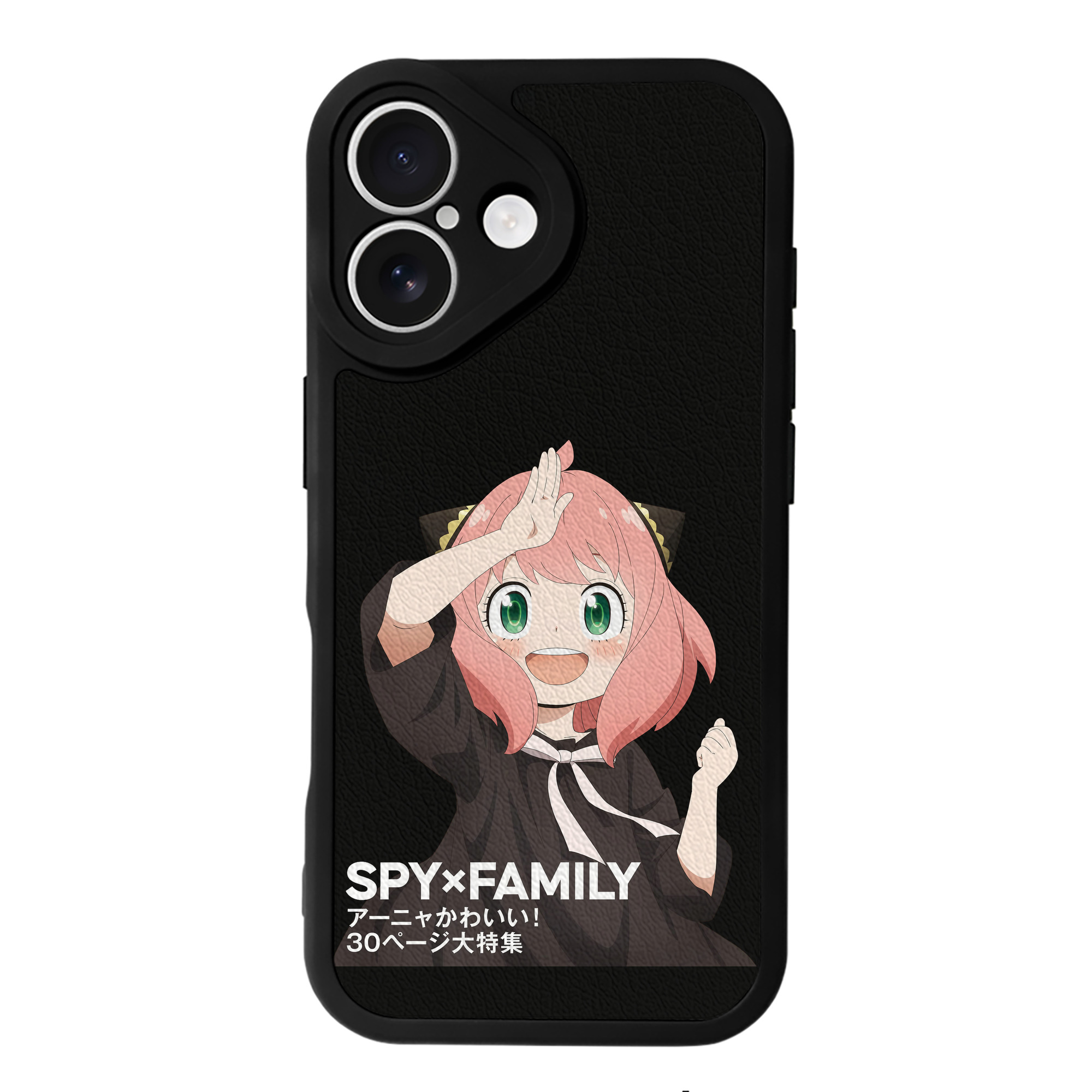 （画像用） SPY×FAMILY间谍家家酒 【iPhone 16シリーズ対応】シリコンスマホケース（レザー調） 材質：シリコン